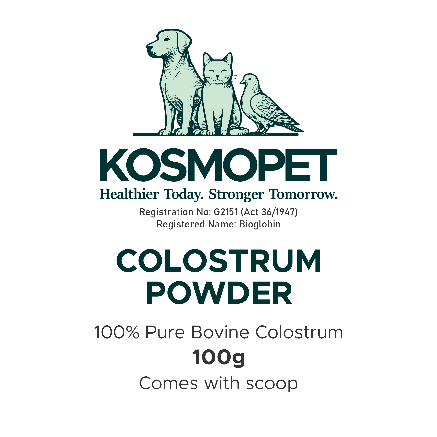Pet Colostrum Powder – 100g